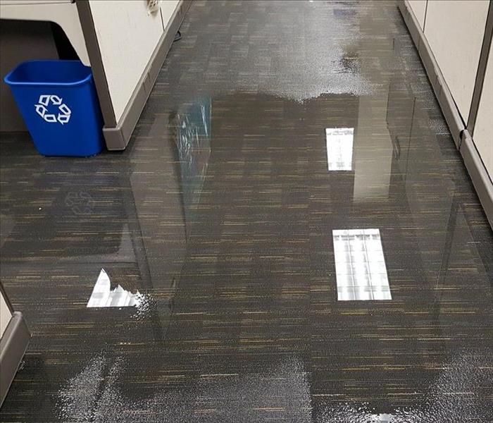Water on the floor of a Nashville, TN business